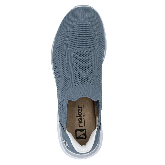 Womens Rieker Edith 72 in Jeans/Light Blue Tidy Fit