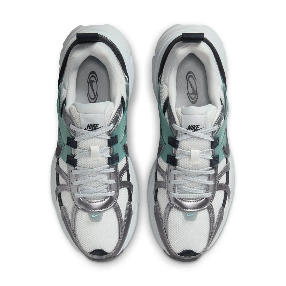Padded Wmns V2K RUN 'Summit White Dark Obsidian'