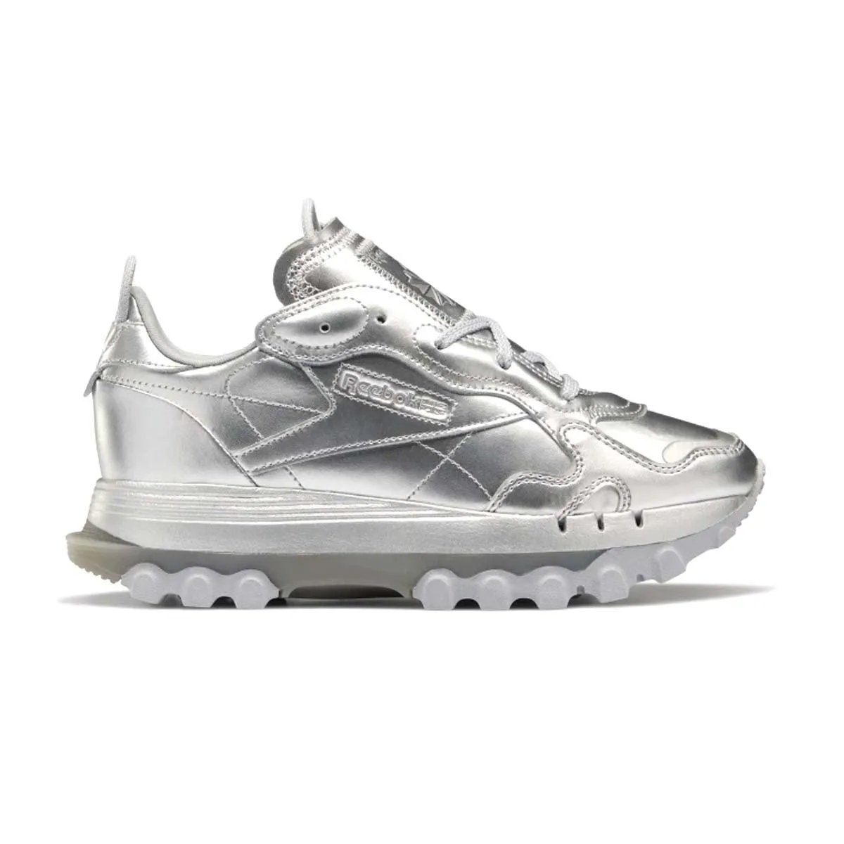 sophisticated adults   Cardi B Wmns Classic Leather 'Silver'