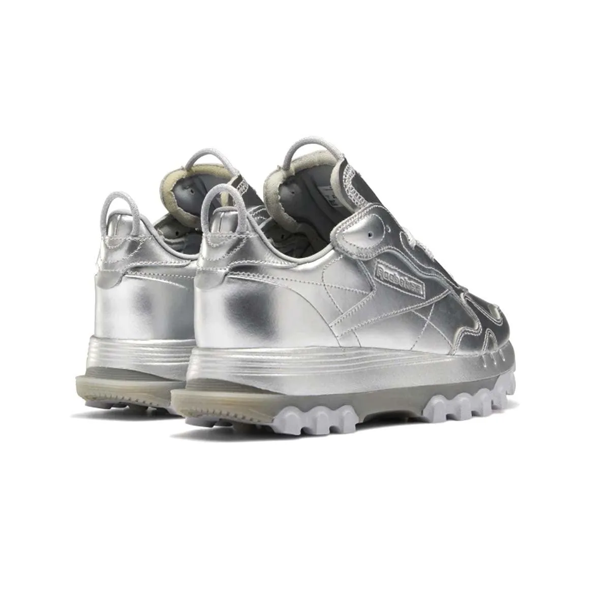   Cardi B Wmns Classic Leather 'Silver' Sturdy breathability Smart Fit