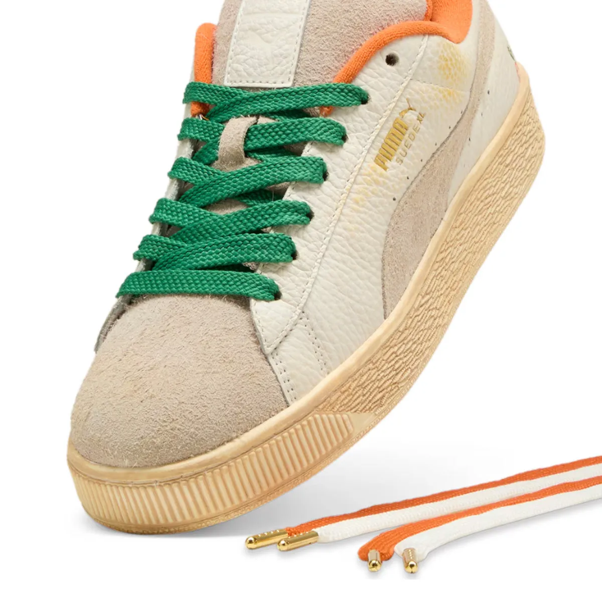 All-weather look All-weather lining   Carrots Suede XL 'Warm White Rickie Orange'