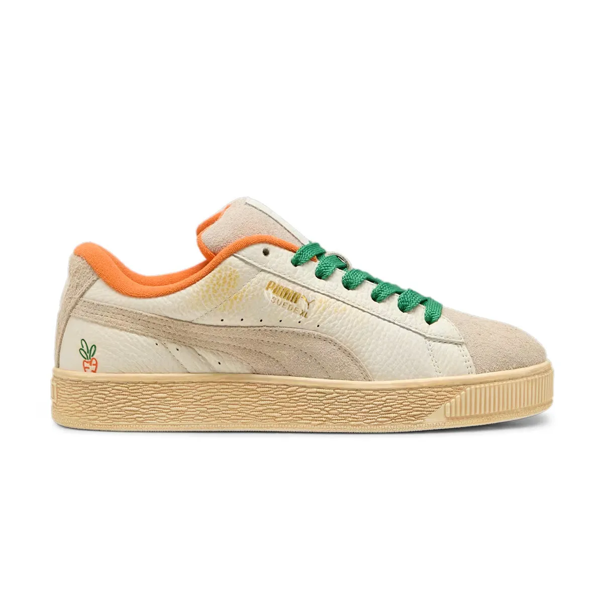Tone Play Kick Power   Carrots Suede XL 'Warm White Rickie Orange'