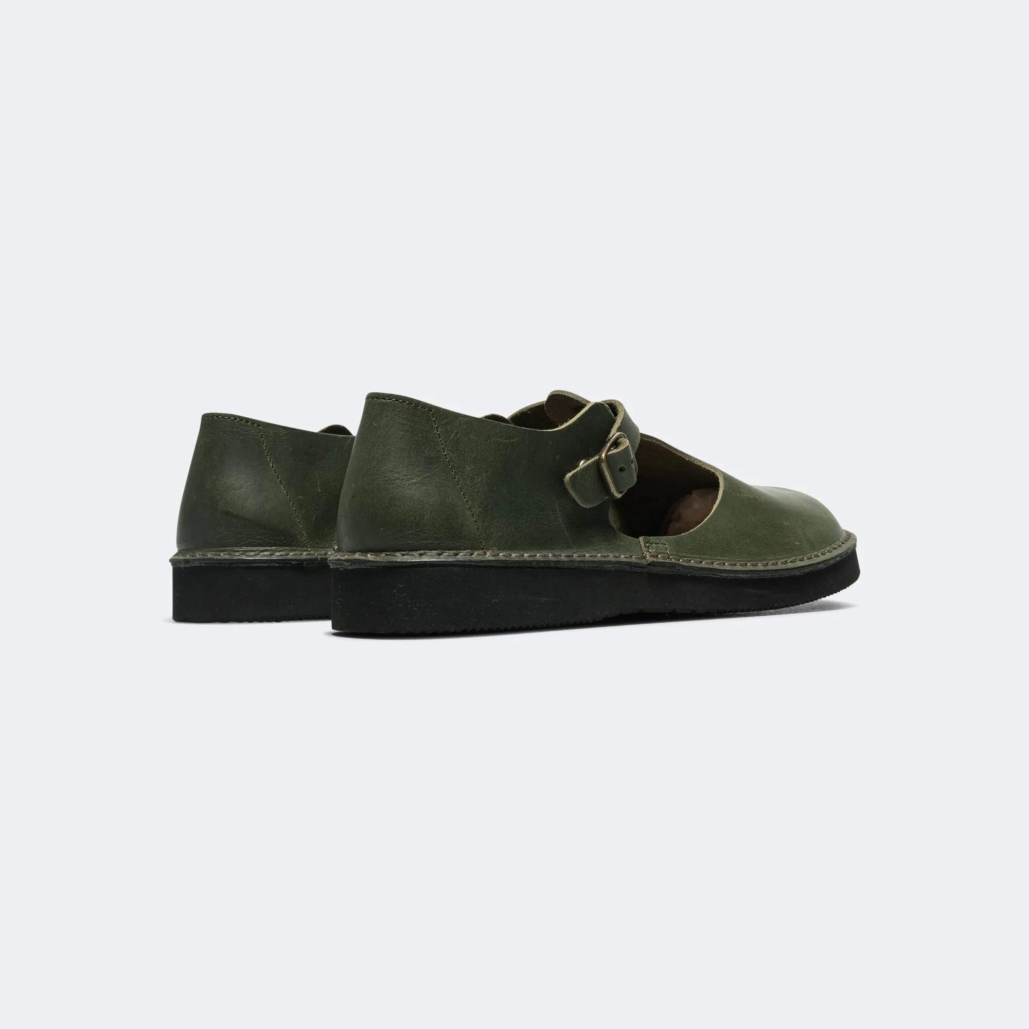 Fashionable Flats Urban Utility Guna Sandal - Pottery Green