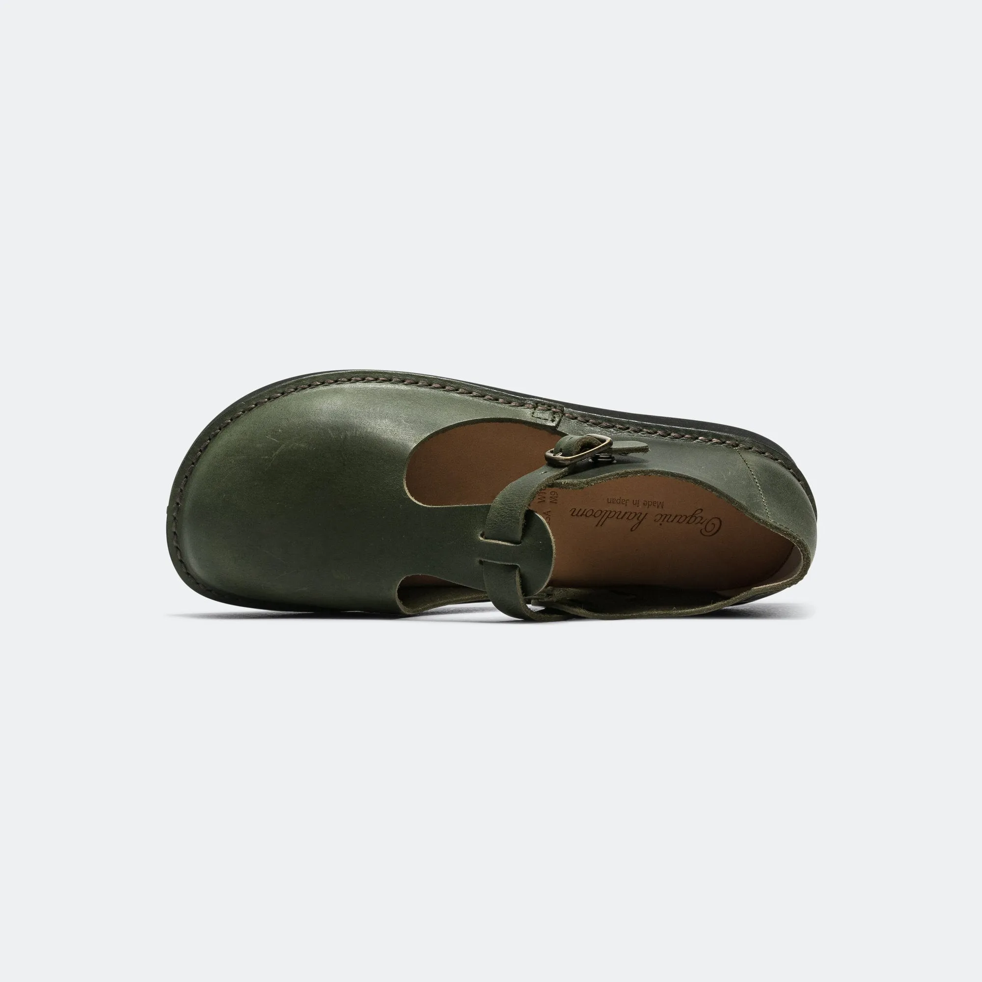 Pink Sweet Chic Travel Flats Guna Sandal - Pottery Green