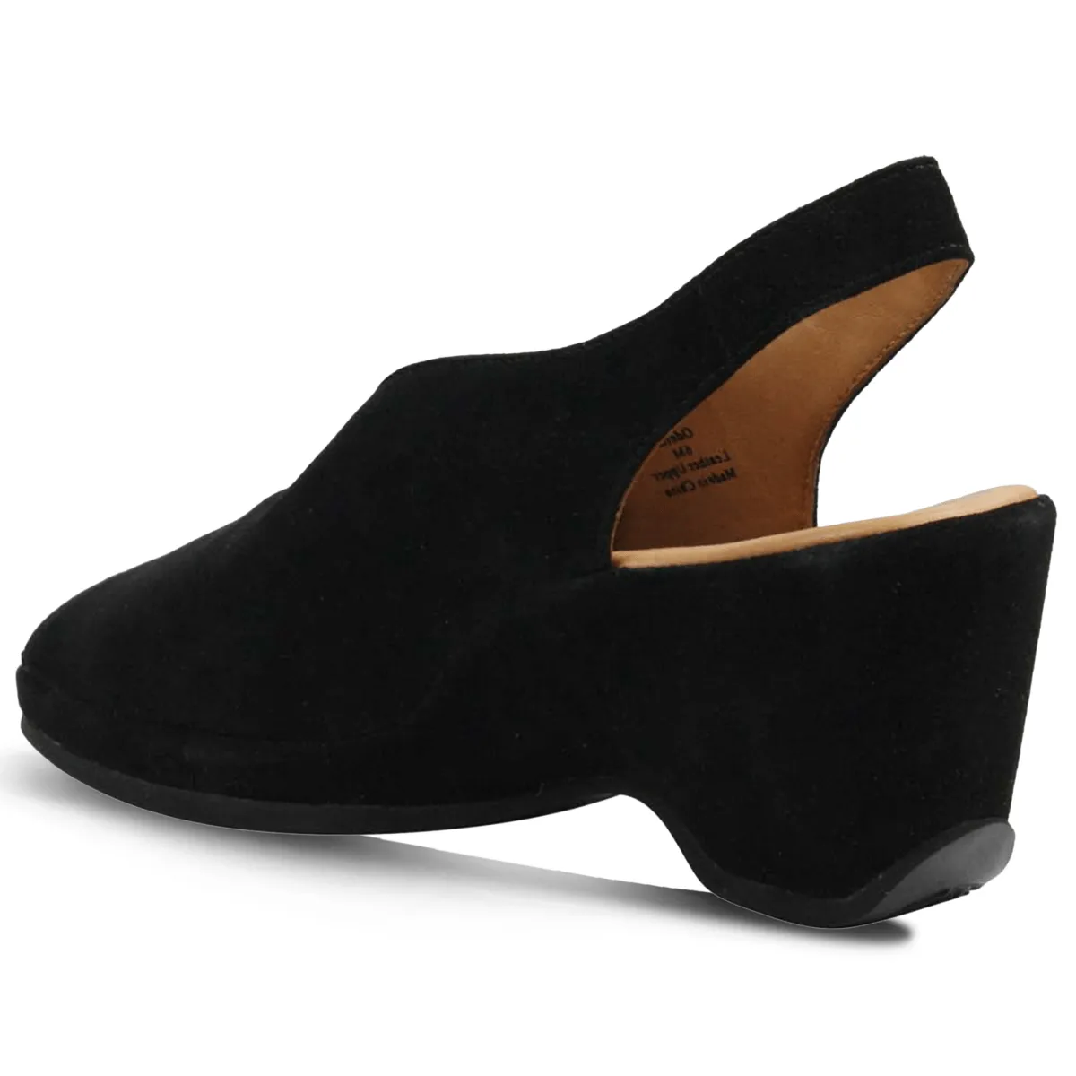 L'Amour Des Pieds Women's Odetta Black Suede Quick Pace