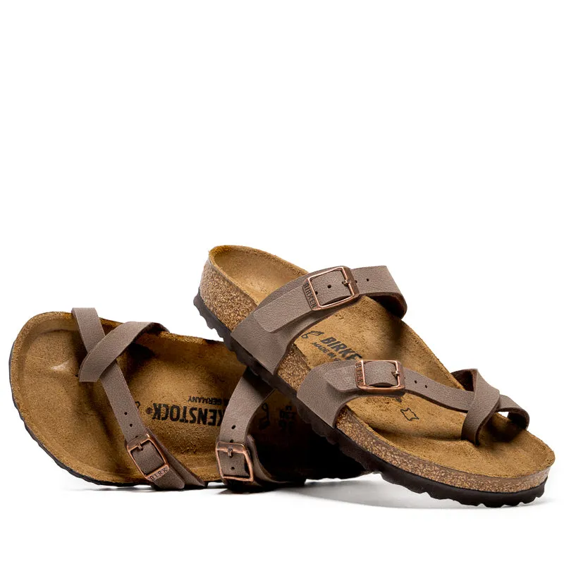 Women's Birkenstock Mayari Birkibuc - Mocca Chic Practical
