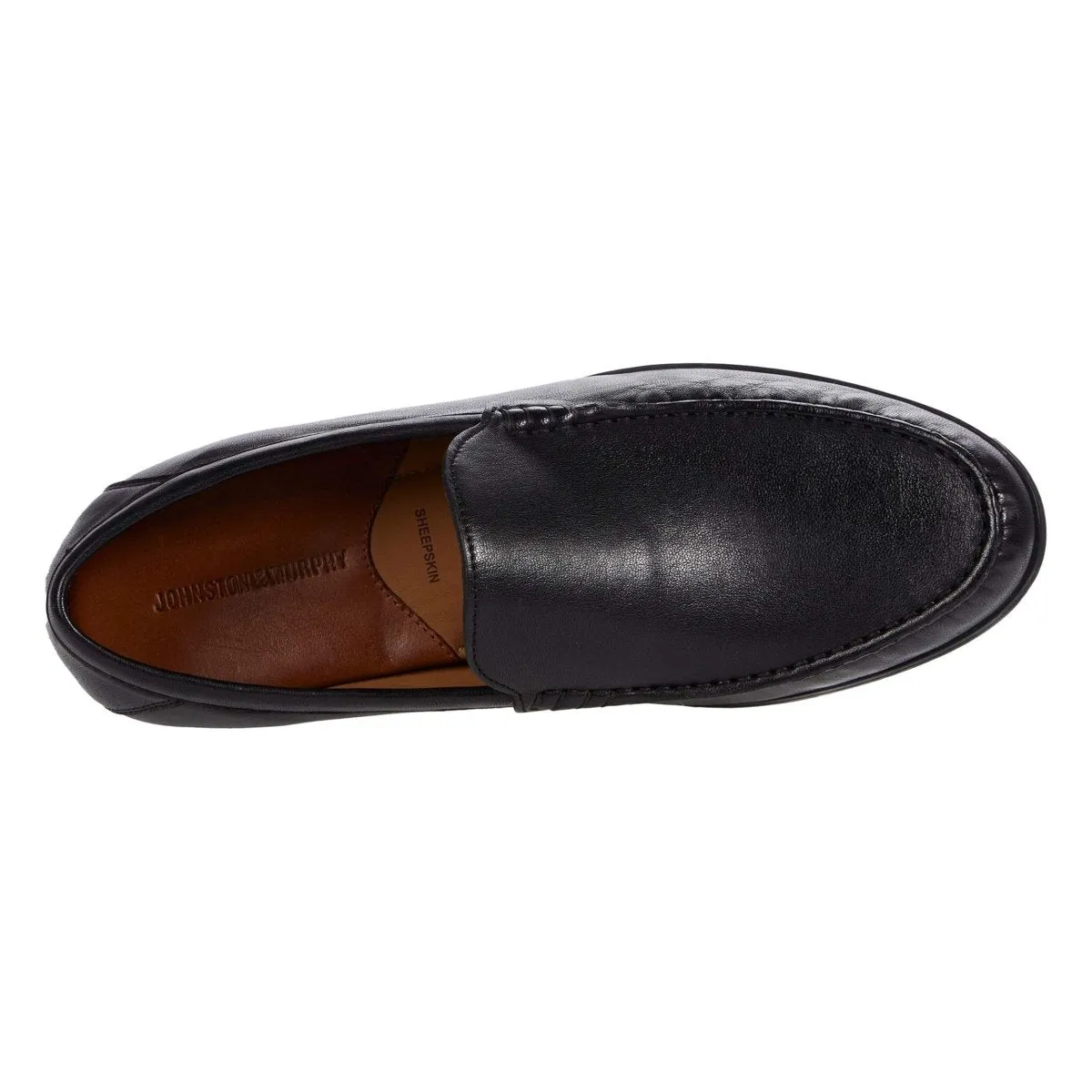 Johnston & Murphy Men's Hawkins Venetian Black Glove Lift Help