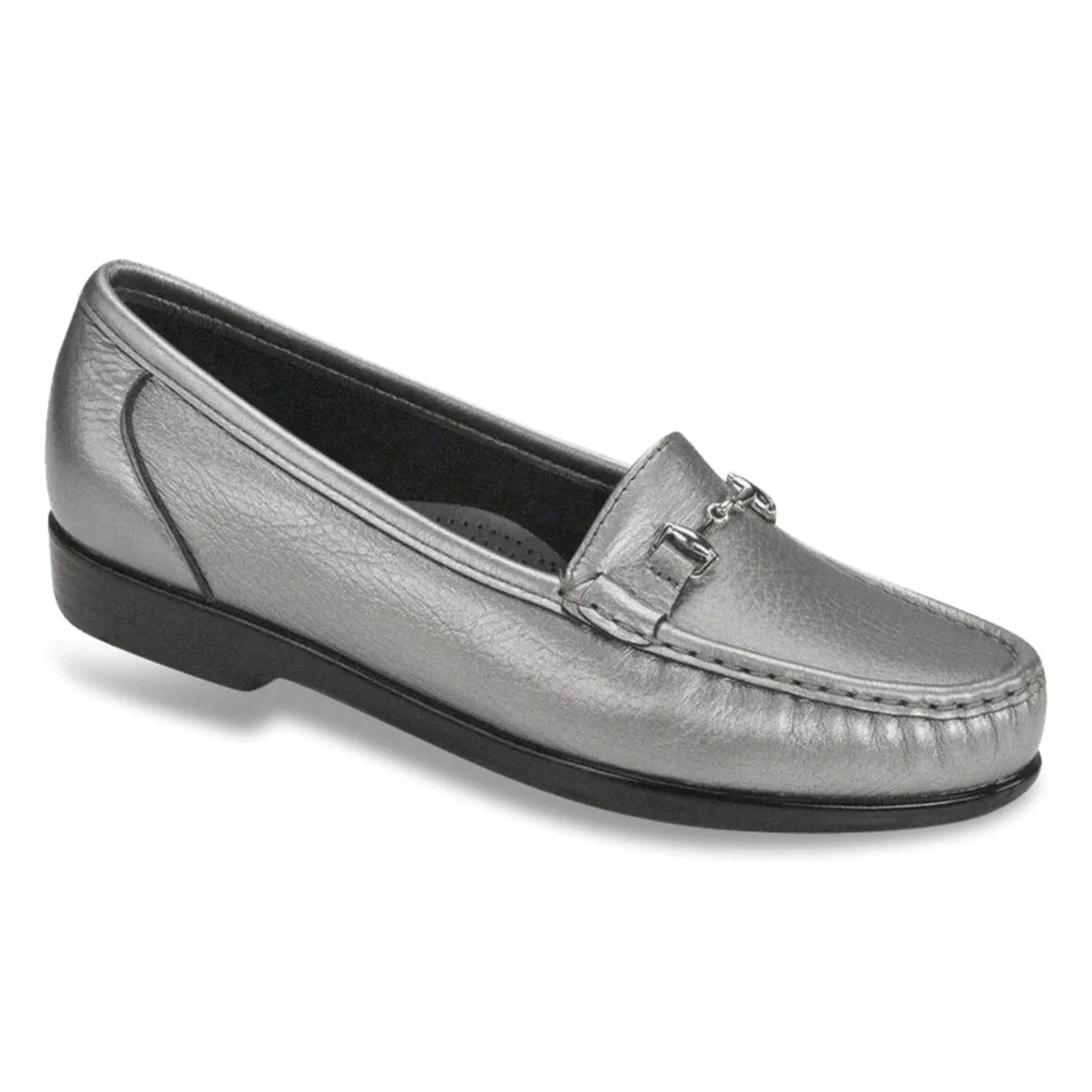 S A S Women's Metro Pewter Leather Smart Casual