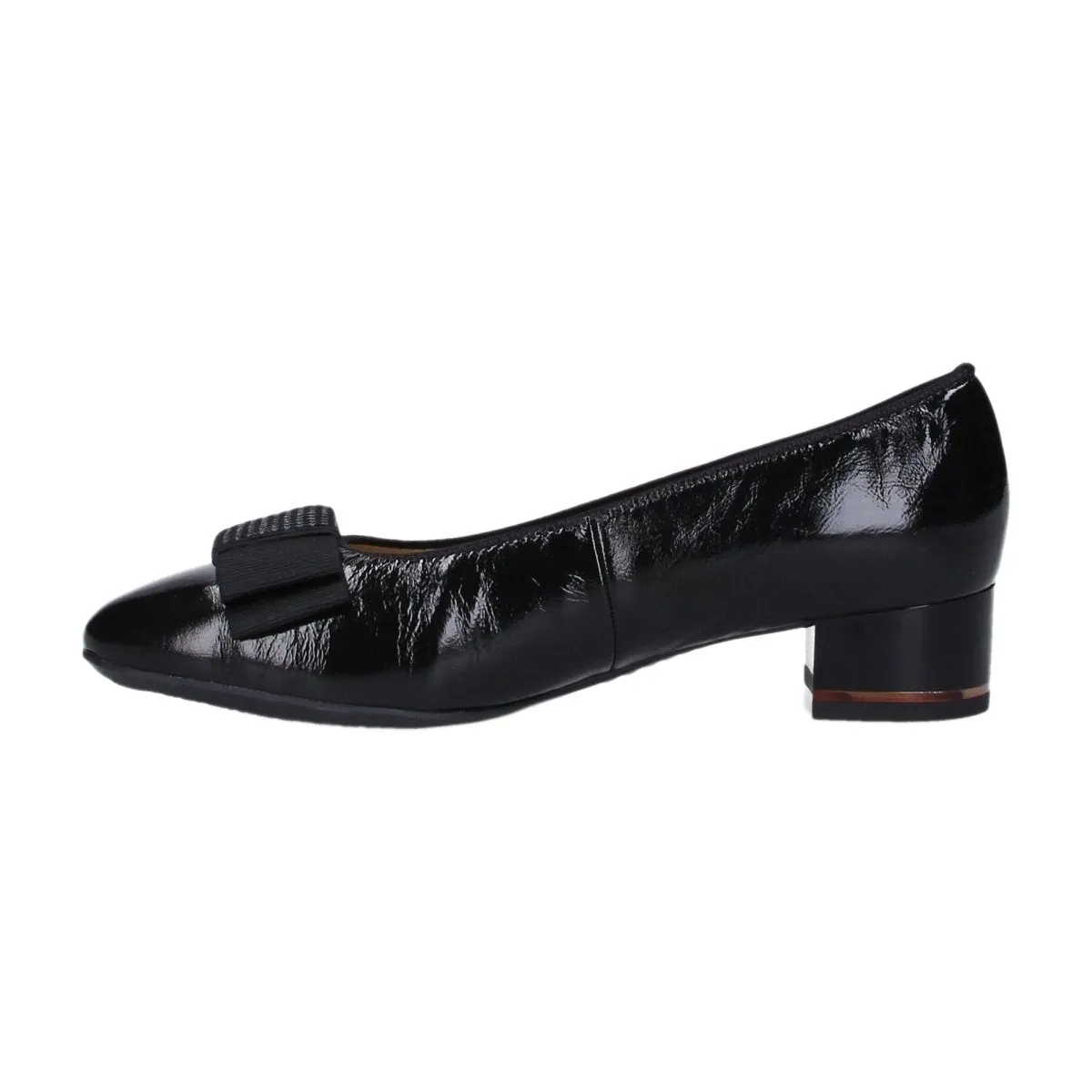 Slip On Style Ara Women's Garnet Black Patent Leather