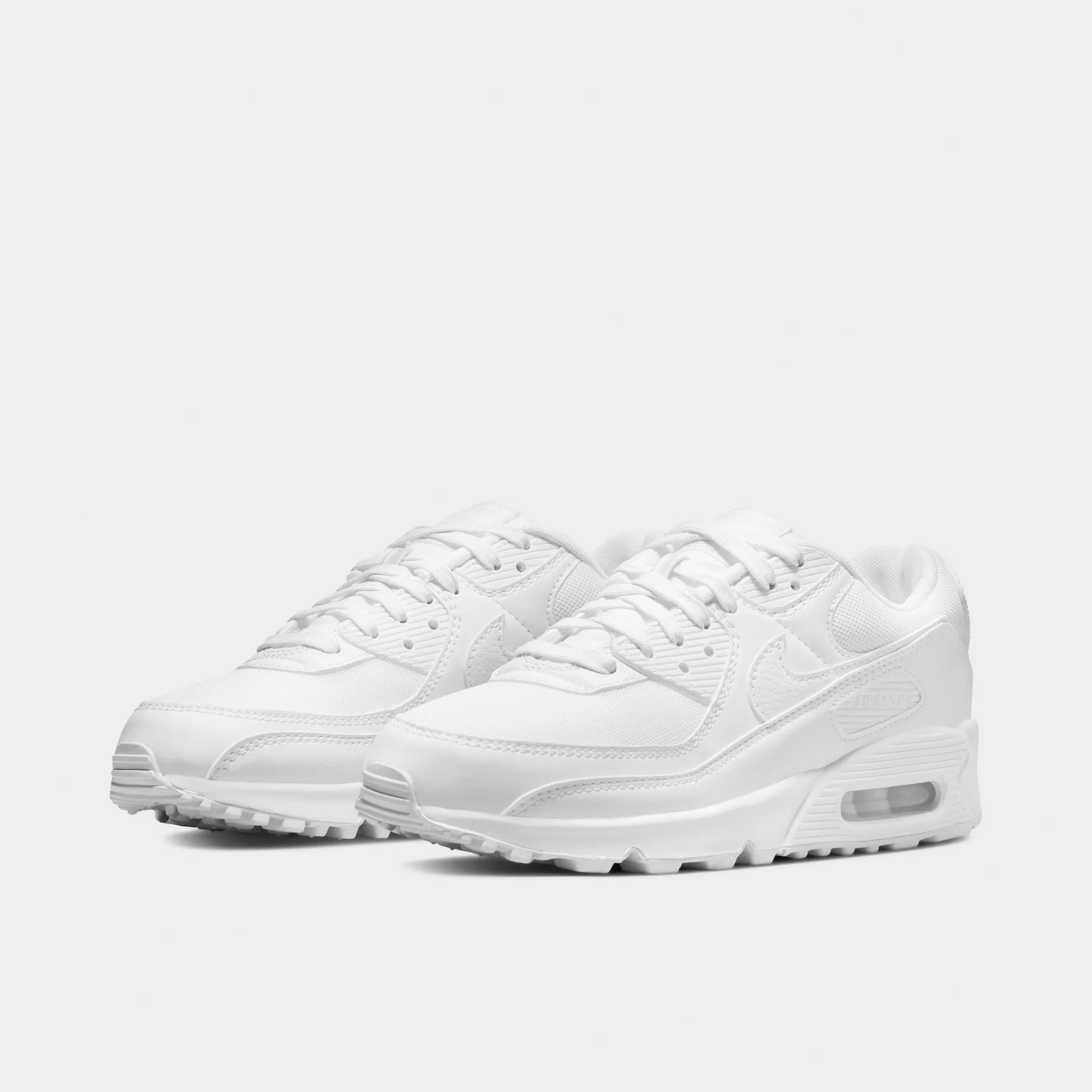 Nike Women's Air Max 90 White / White - White Sleek Mood Foam Midsole
