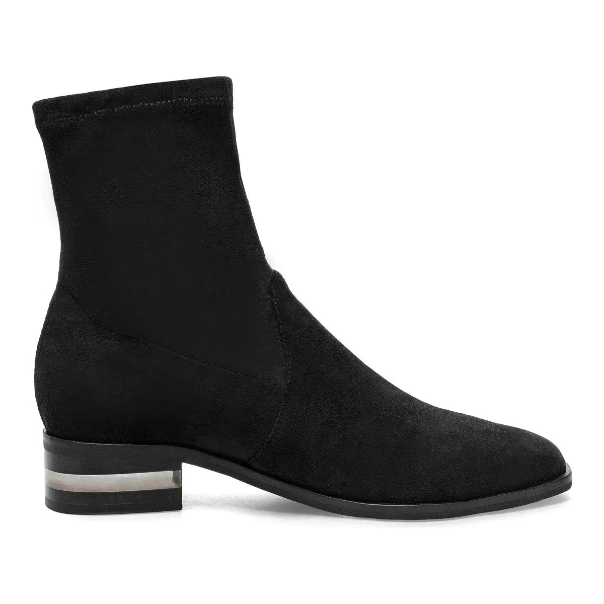 Silent D Women's Fuller Black Stretch Suede Arch Fit