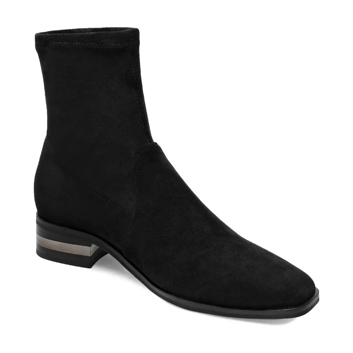 Smart Shade Suede Touch Silent D Women's Fuller Black Stretch Suede