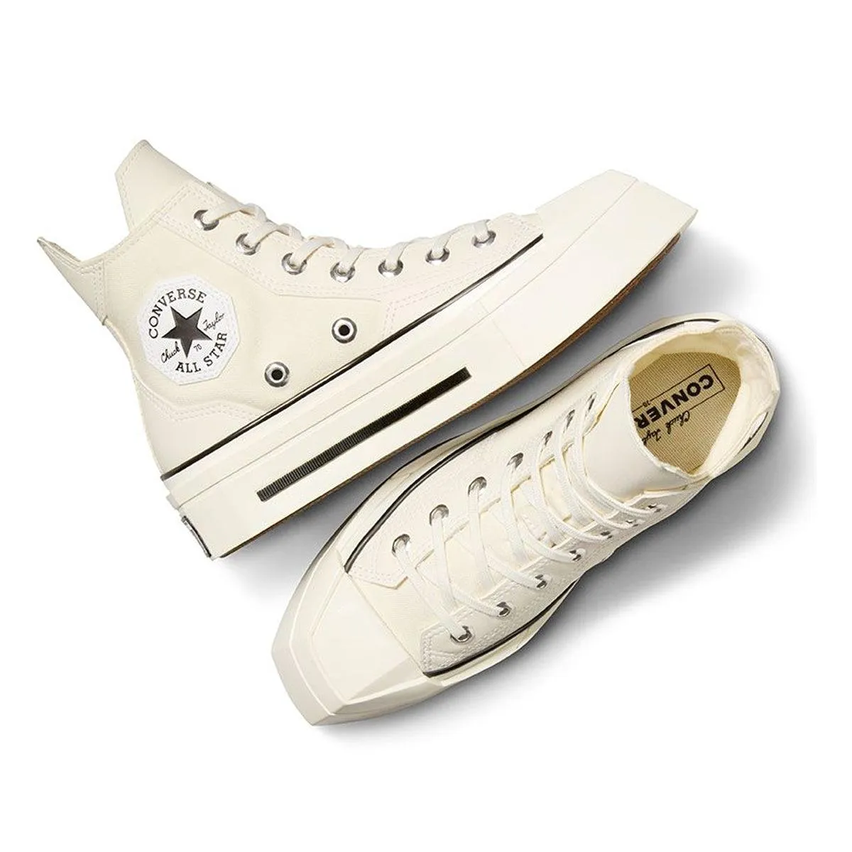 Ultra-soft sole sunny Chuck 70 De Luxe Squared 'Egret'
