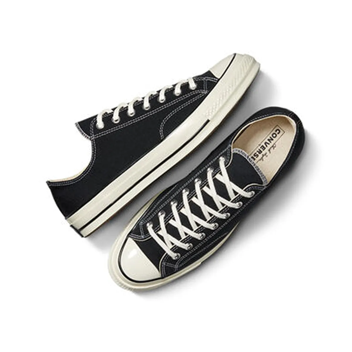 Chuck 70 Low Top 'Black' Casual Support Sturdy flexibility
