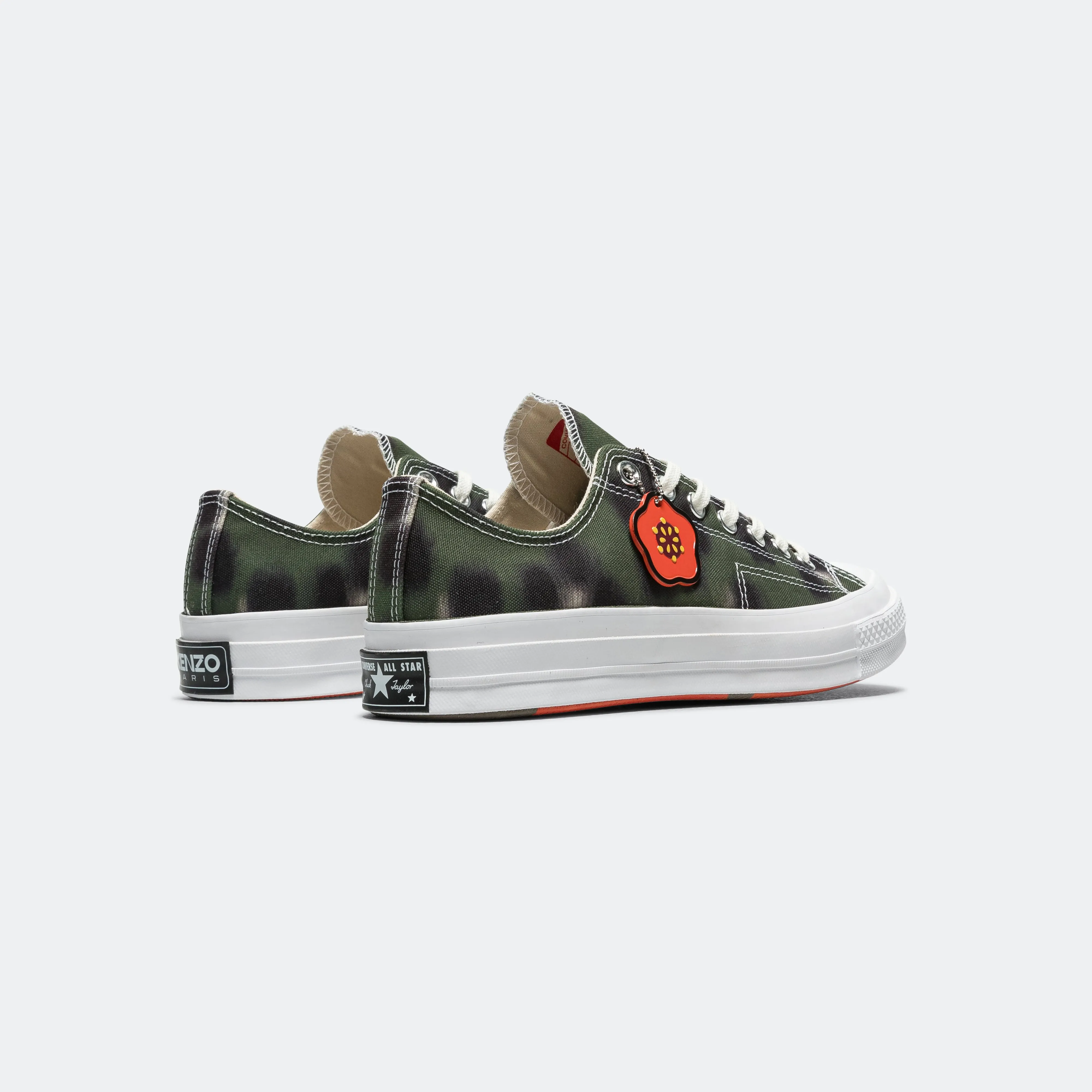Chuck 70 Ox x Kenzo - Cypress/Black understated look Shock Vibe