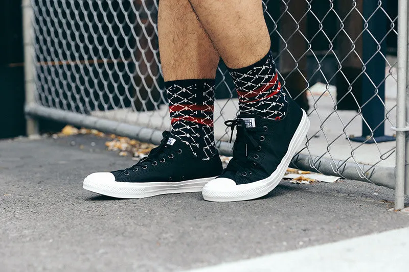 Chuck Taylor All Star II OX Black/white Comfort Padding