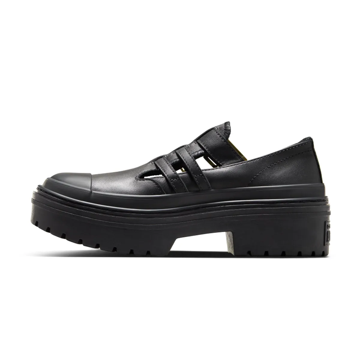 Chuck Taylor All Star Lugged Heel Mary Jane Platform 'Black Gold' metal warm - weather