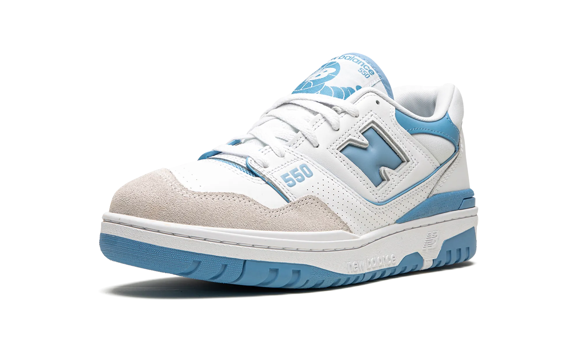550 "White / Baby Blue" uneven - surface running gear