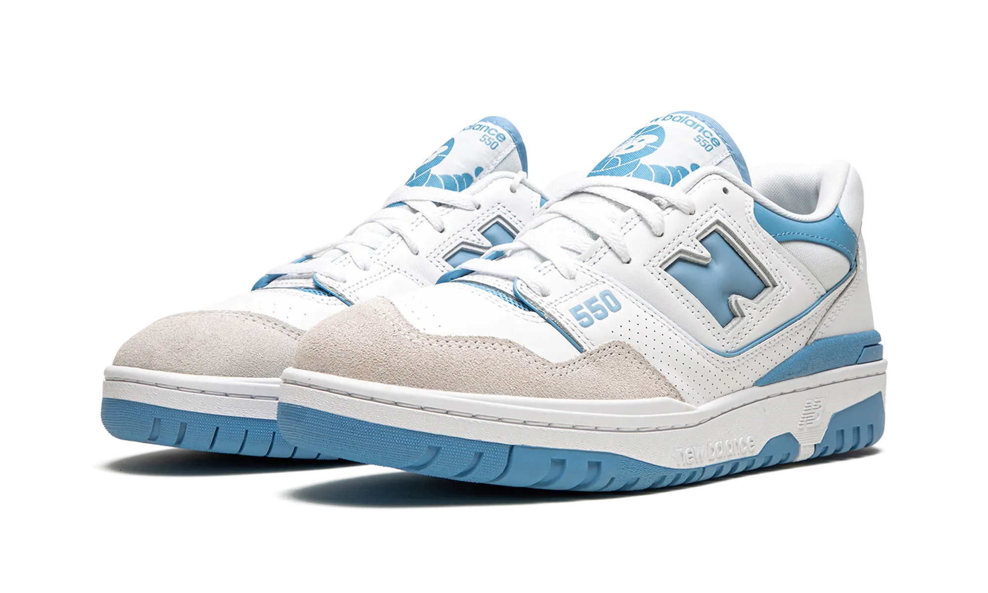 550 "White / Baby Blue" Comfort Fit System City running requirement