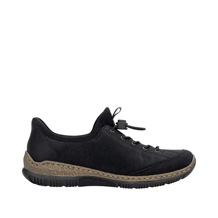 Womens Rieker Nikita 67 in Black/Black/Black Nordic Soft Comfort First