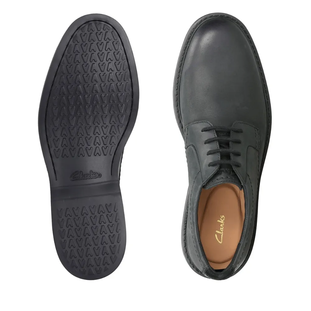 travel - related conveniences well-made Clarks Atticus Lace Black Leather Dress Shoe - 26163239