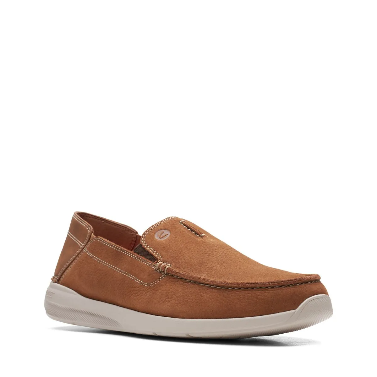 Secure look Clarks Gorwin Step Tan Nubuck - 26164688