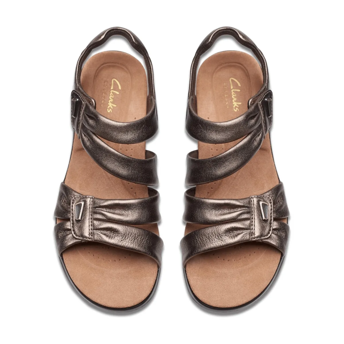 Good Value Shock absorption Clarks Women's Kitly Ave Bronze Leather