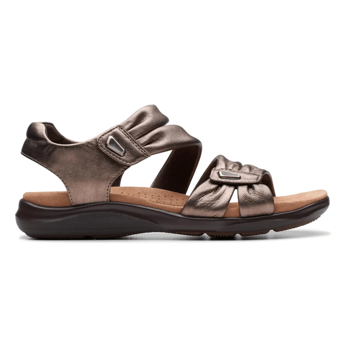 Patent Finish Clarks Women's Kitly Ave Bronze Leather