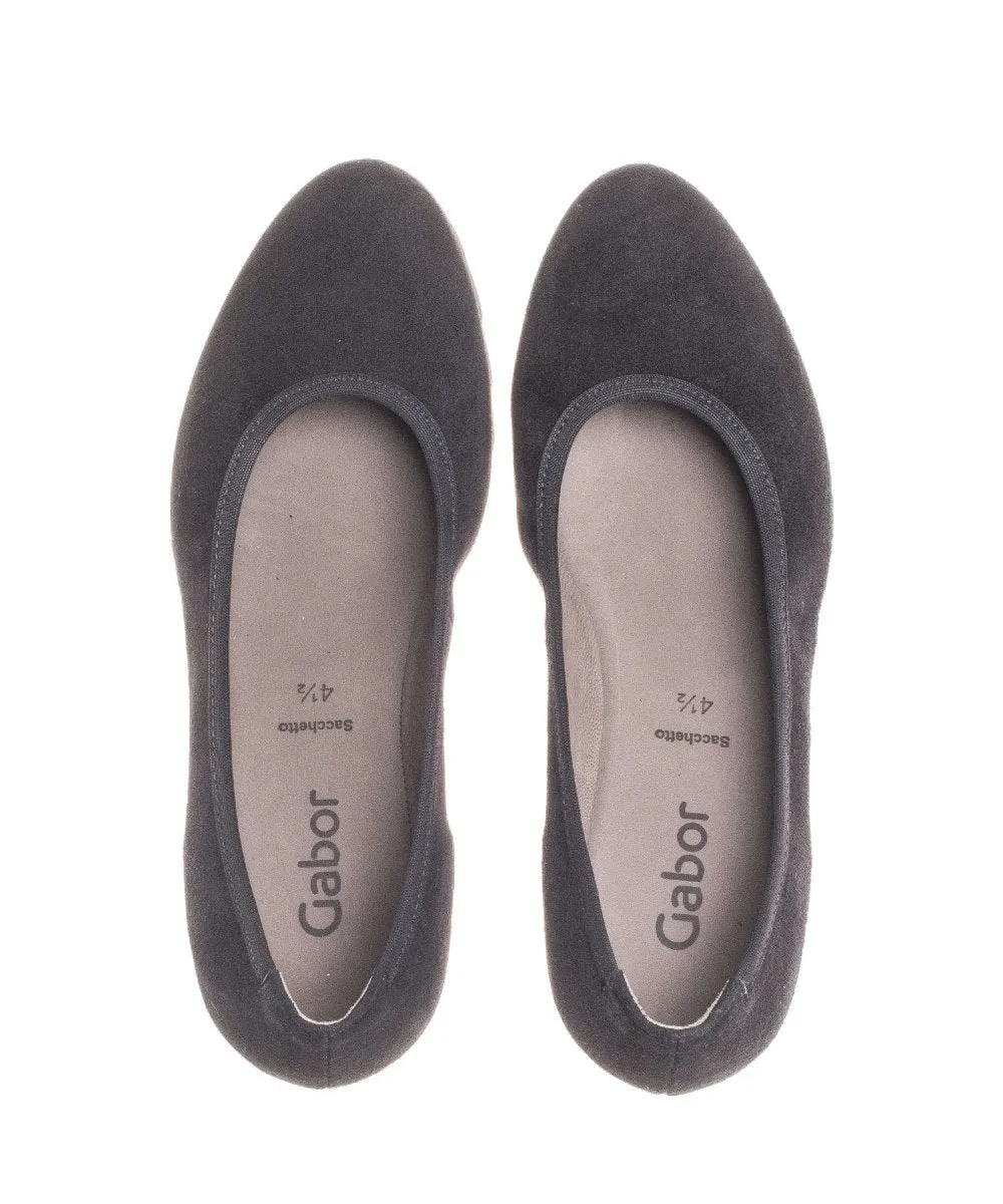 Gabor Women's 95.320.17 Wedge Black Suede Good Value Quality craftsmanship