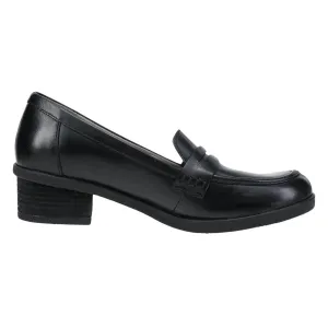 Dansko Women's Danica Black Waterproof Burnished Loafer Memory Foam