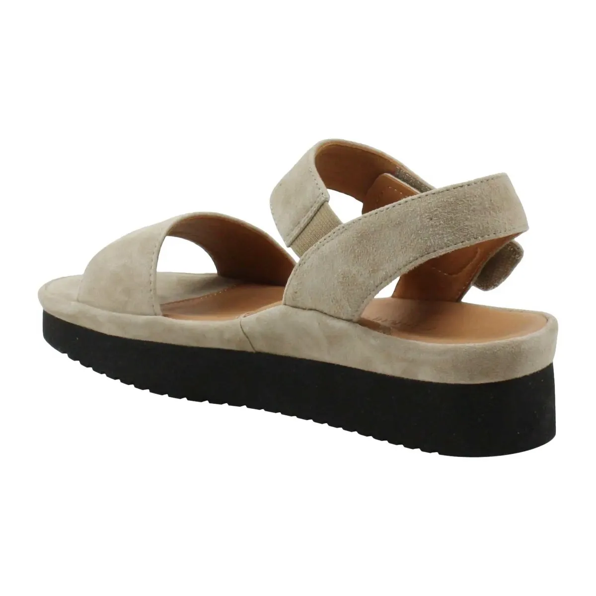 L'Amour Des Pieds Women's Abrilla Taupe Suede Suede Touch