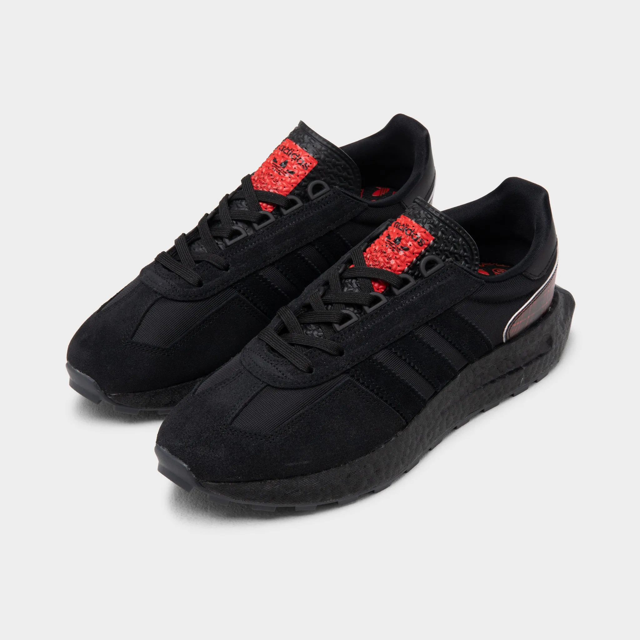 adidas Originals Retropy E5 Core Black / Vivid Red - Core Black easy move Clean Step