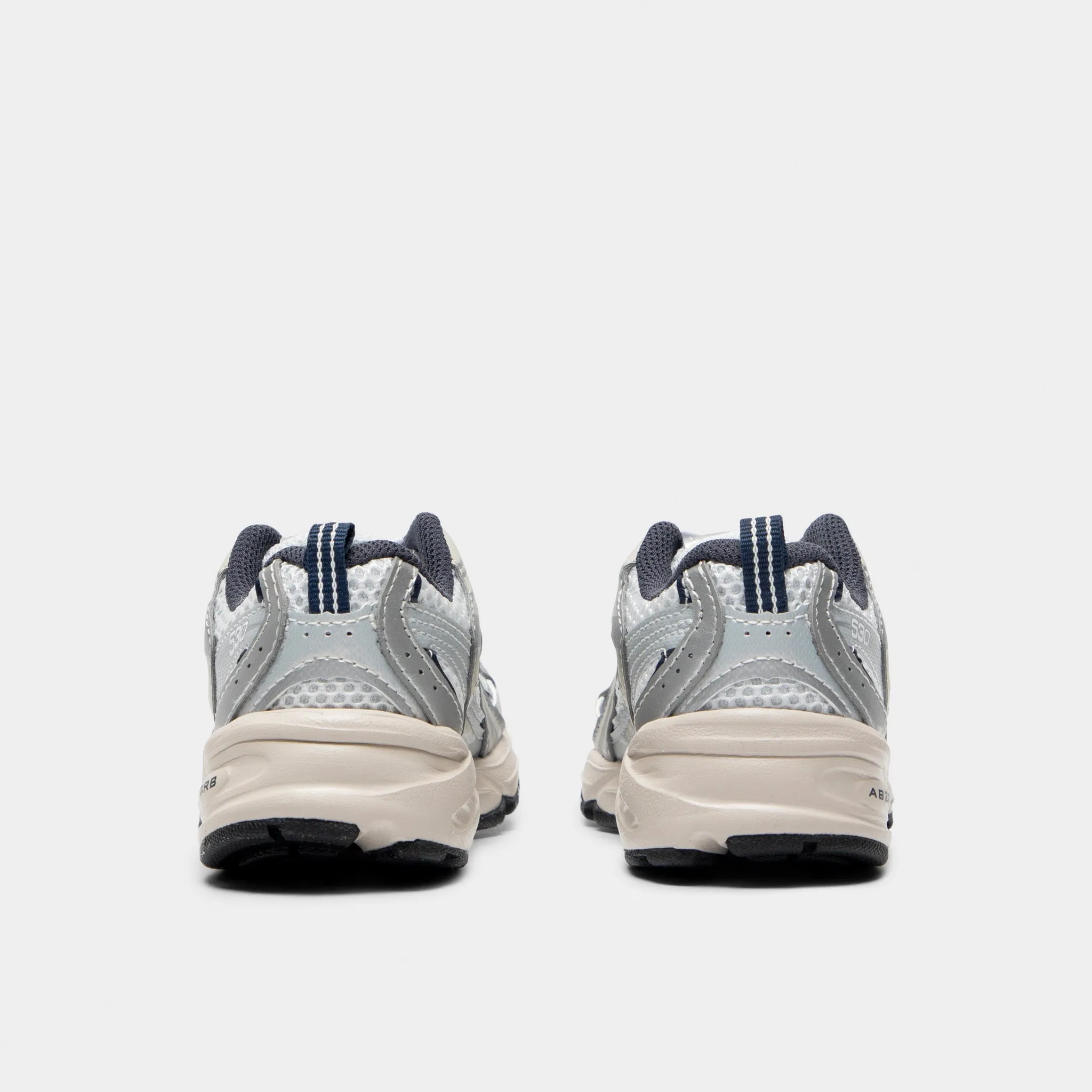 Suede Soft New Balance Children's 530 Summer Fog / Nimbus Cloud - NB Navy