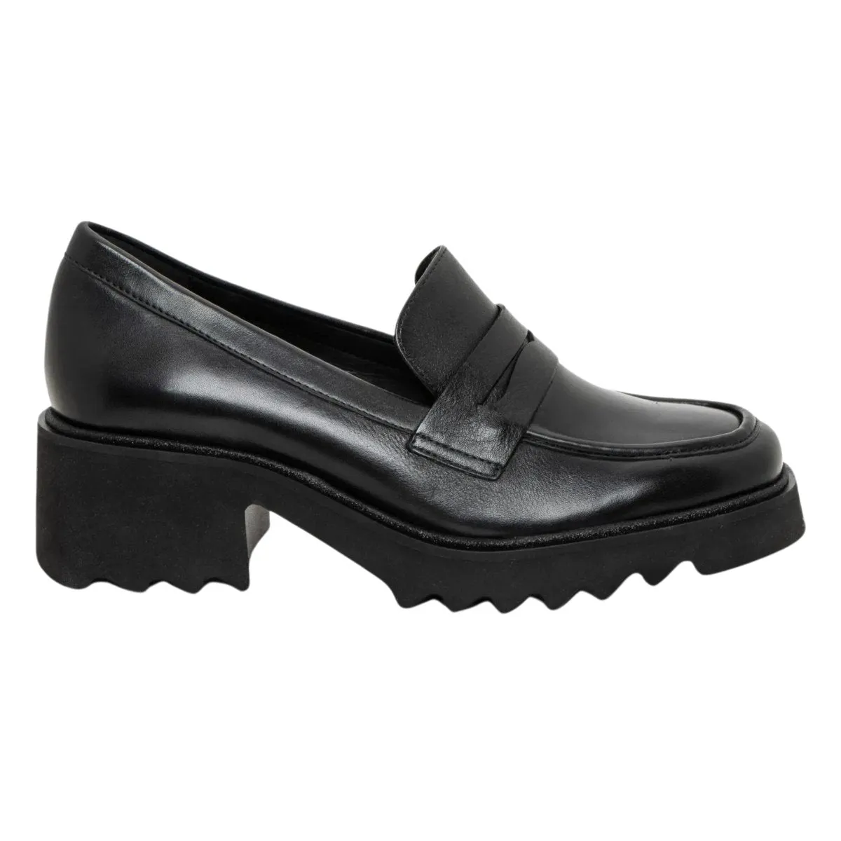 Ara Women's Prism Platform Penny Black Calf Leather Toe Fit Awards Dinner