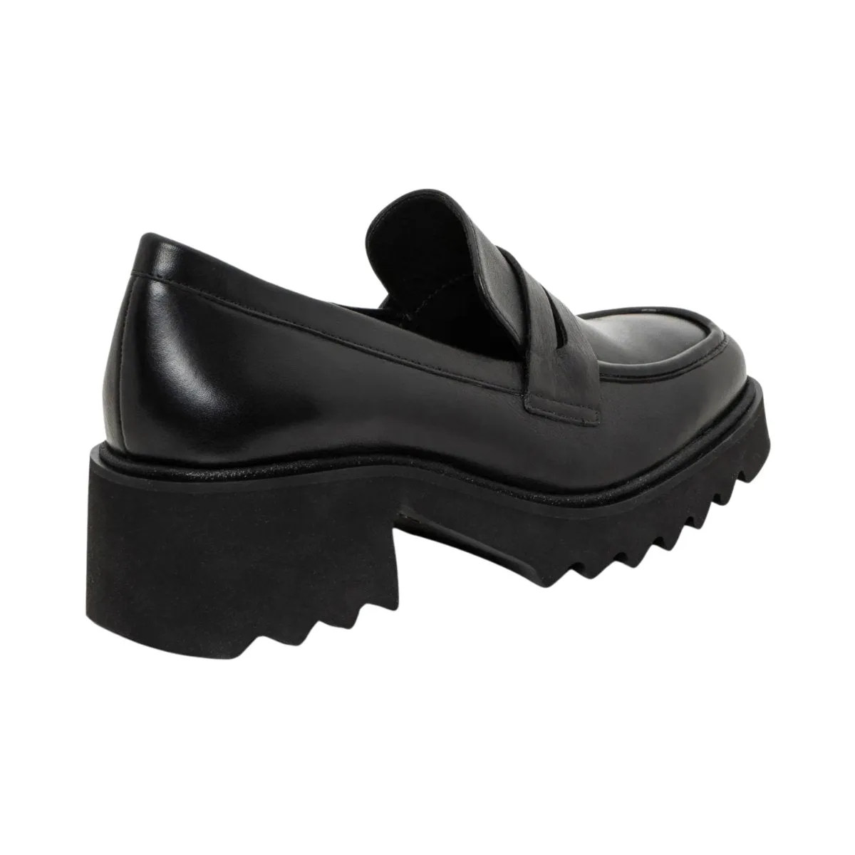 Chisel Cut Day To Ara Women's Prism Platform Penny Black Calf Leather