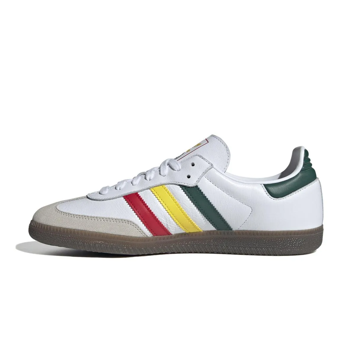 Comfortable fit Samba OG 'Rasta White'