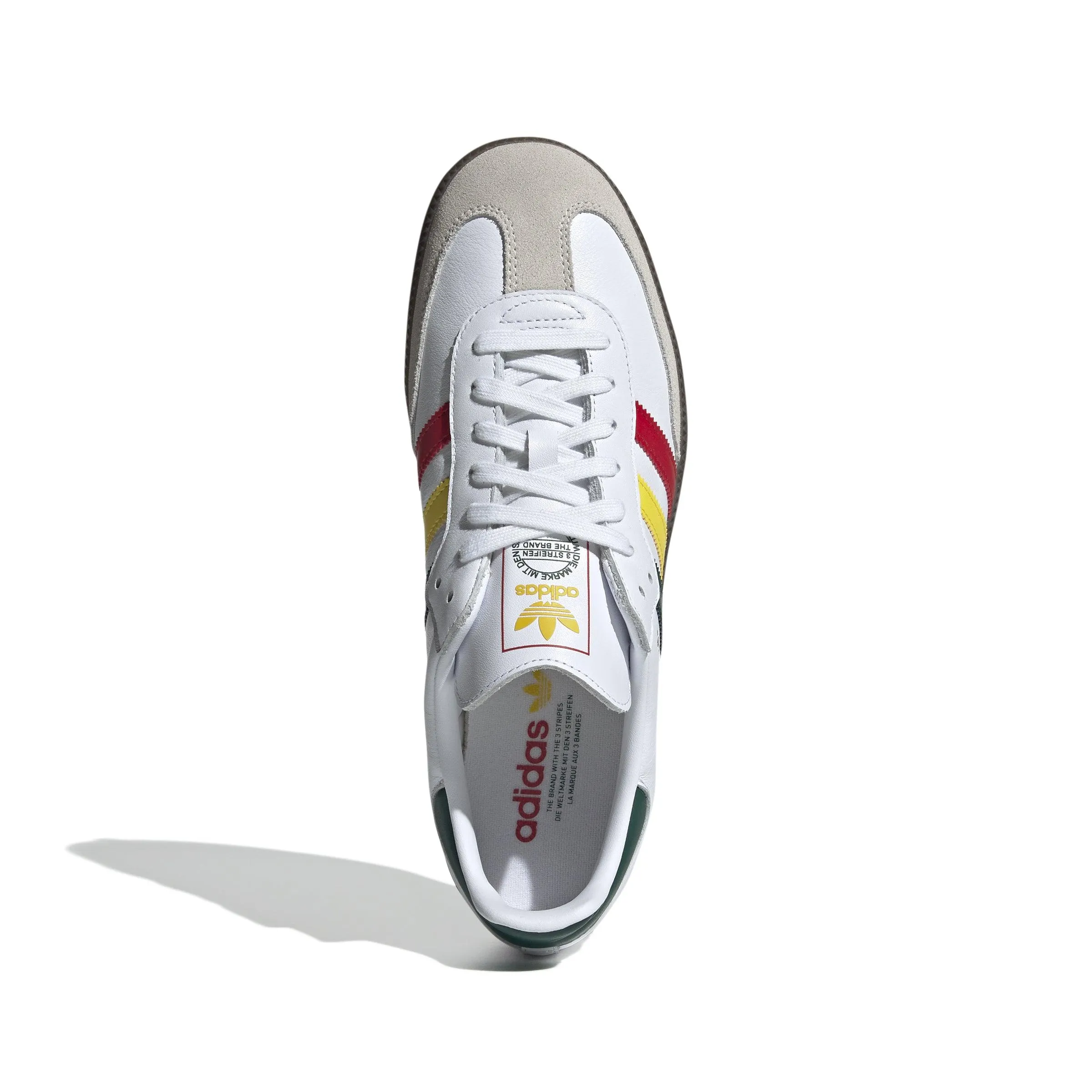 perforated Samba OG 'Rasta White'