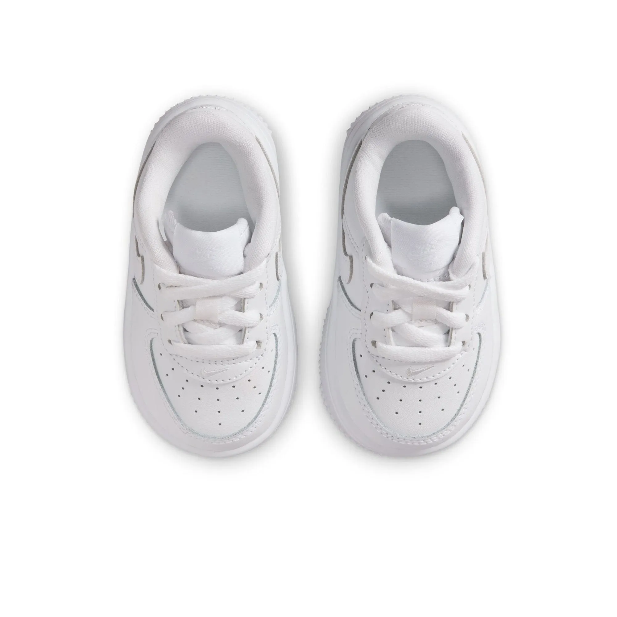 Multi Layer Midsole Reflective Safety Details Nike Force 1 Low (TD) - White/White