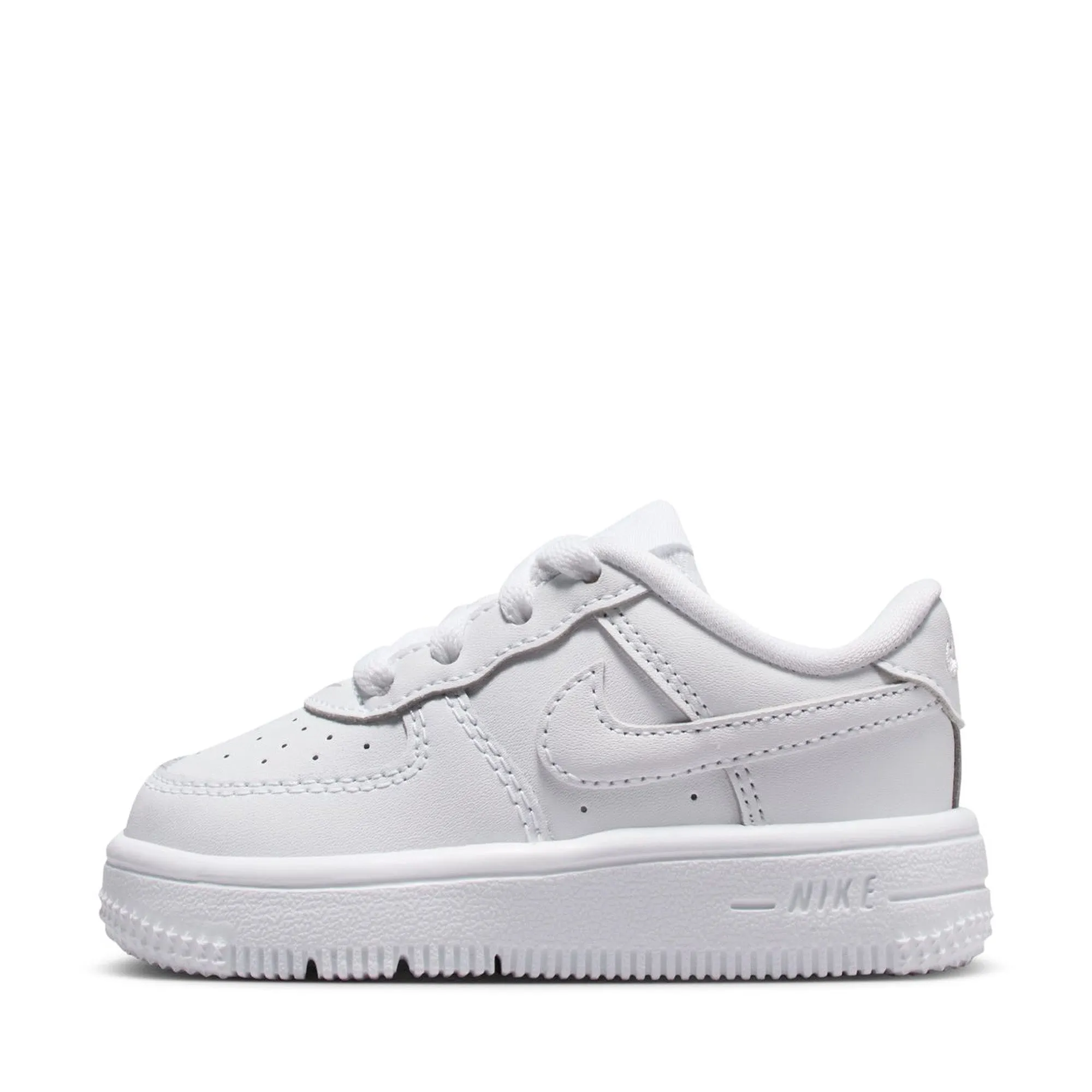 Nike Force 1 Low (TD) - White/White Elevated arch