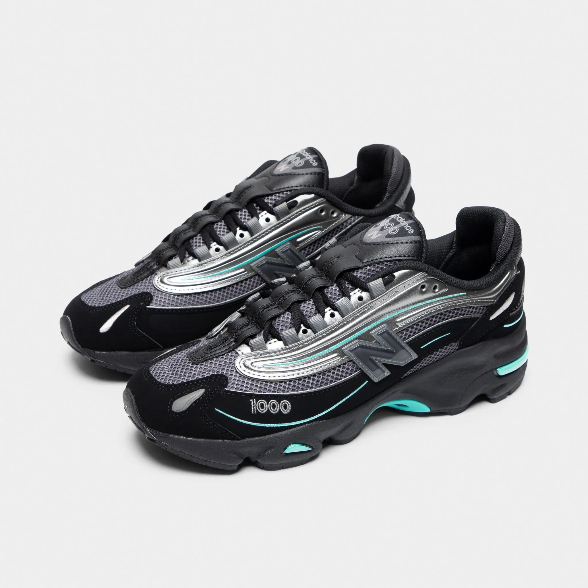 New Balance M1000 Black / Teal Trend Glow