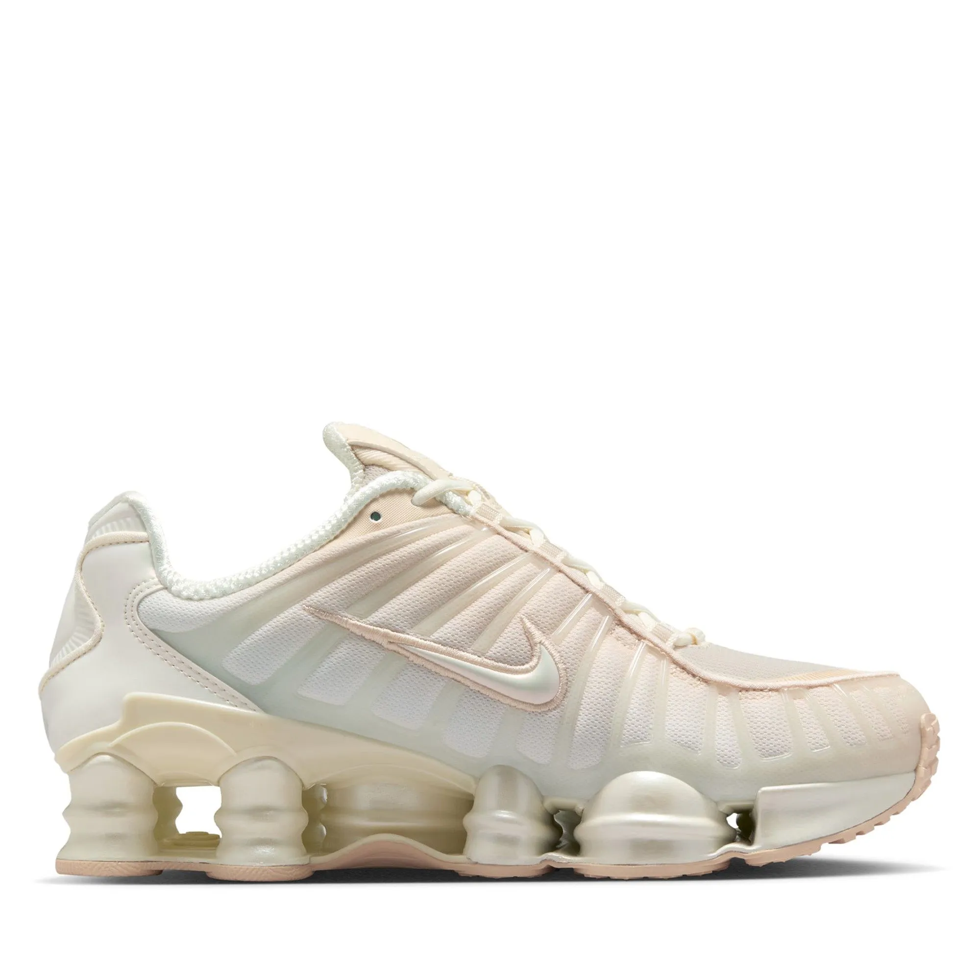 Shock-absorbent materials Supportive shock absorption Women's Nike Shox TL - Pearl White/Soft Pearl