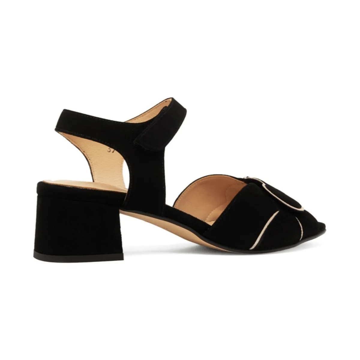 Pad Step PieSanto Women's 250021 Black Suede