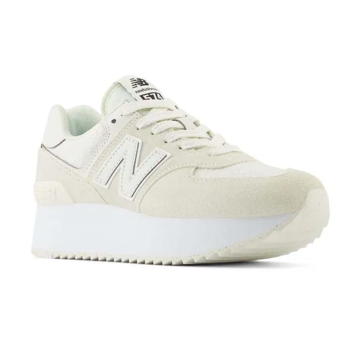 Womens New Balance 574  in Sea Salt/Black/Sea Salt Adaptive Fit