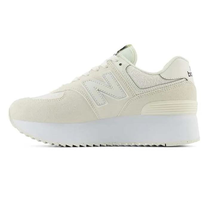 Premium Walk On Duty Womens New Balance 574  in Sea Salt/Black/Sea Salt