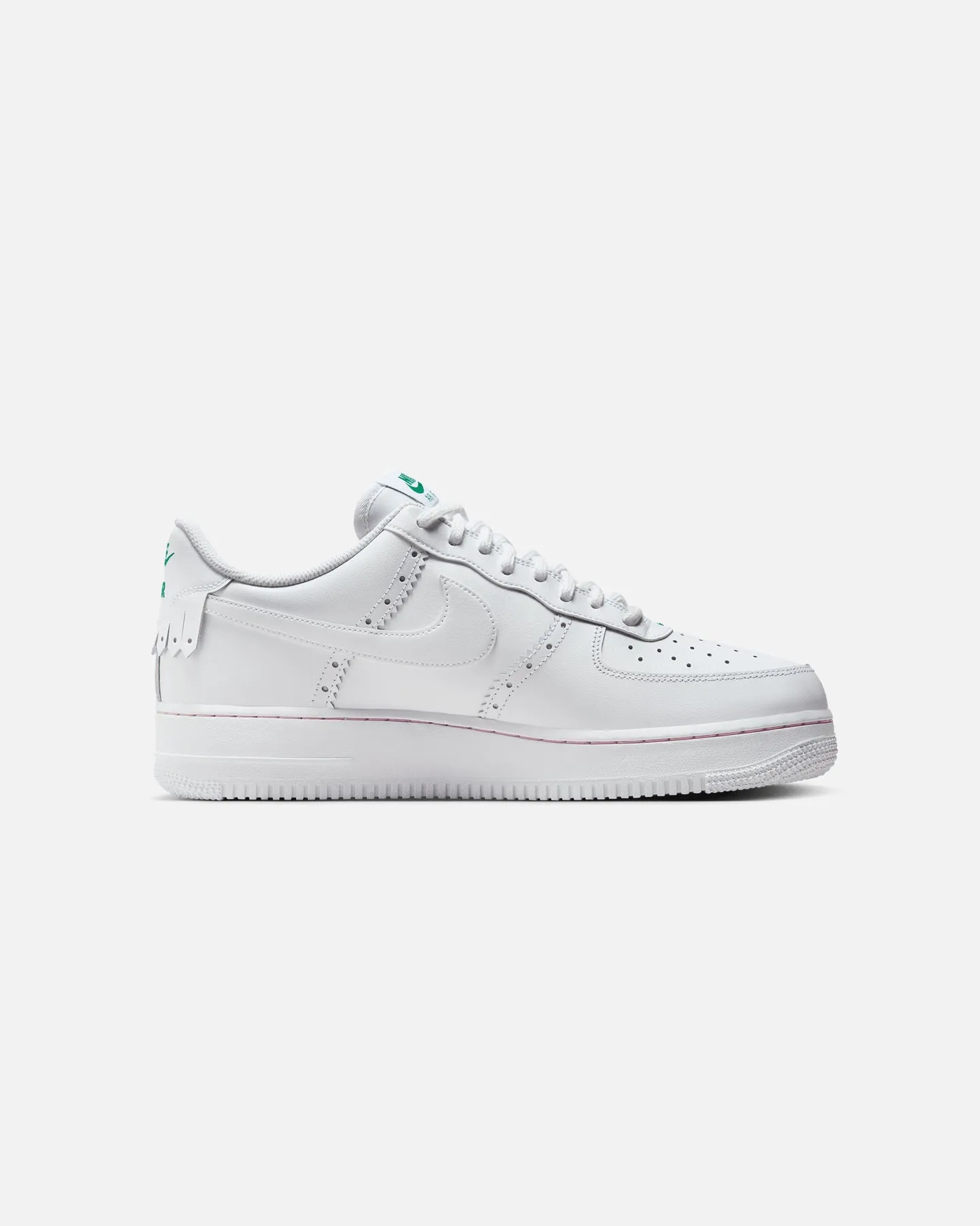 Nike Air Force 1 '07 LV8 "Brogue" White/White-Med Soft Pink Smart Look
