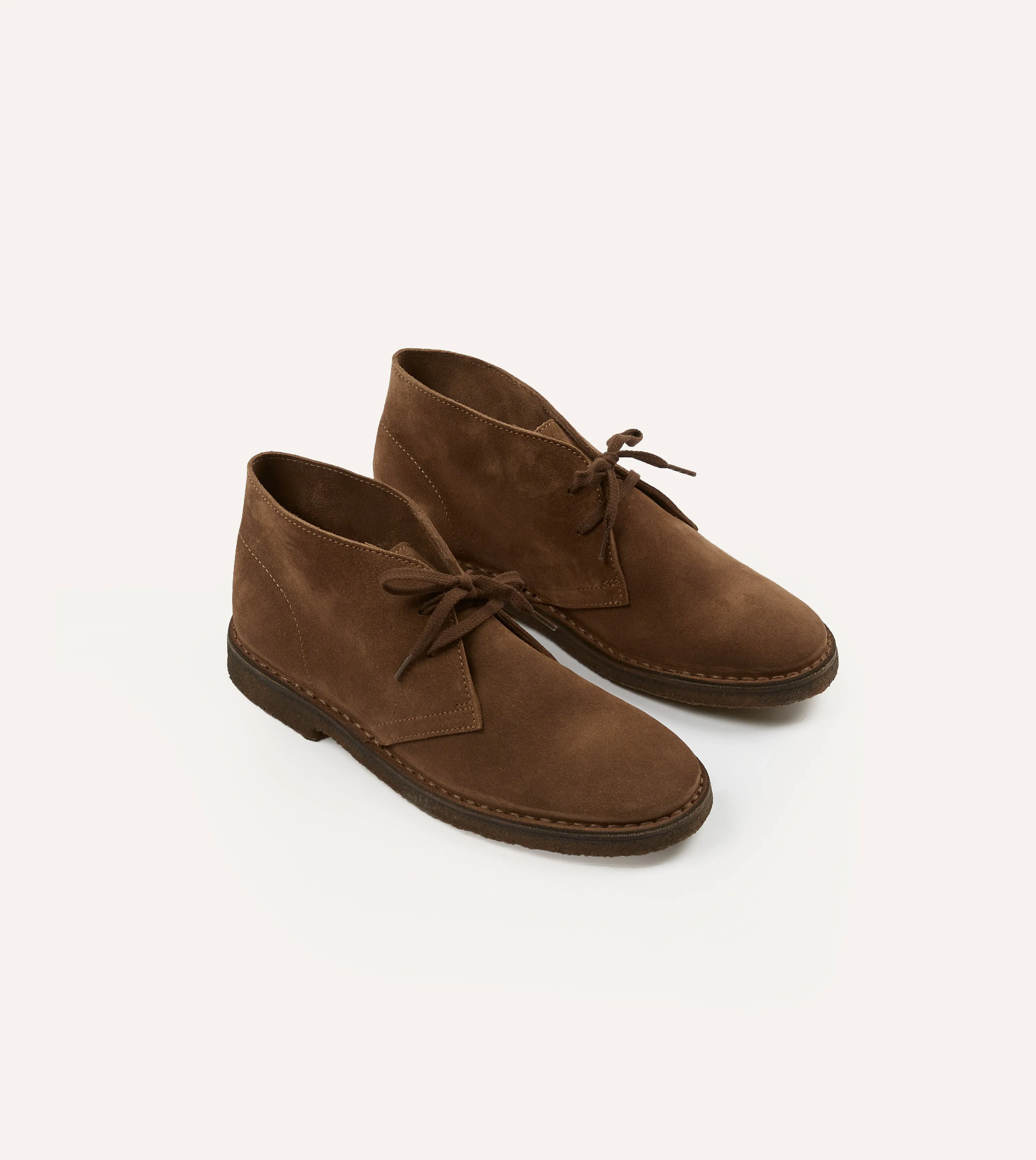 Clifford Desert Boot Tobacco Suede Mark Guard Mid Heel