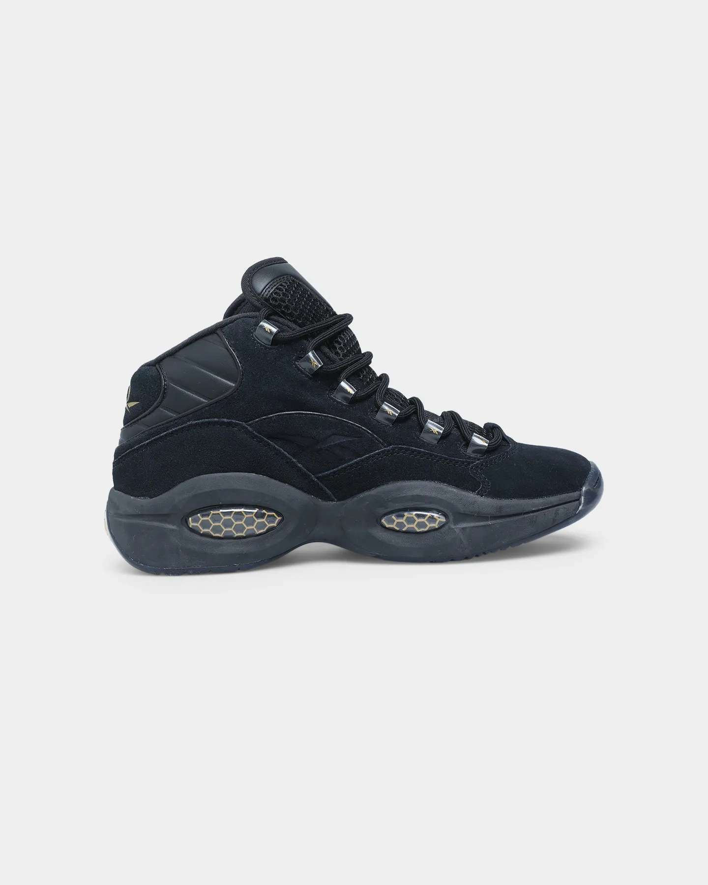 Grace Walk Reebok Question Mid Black/Black/Gold