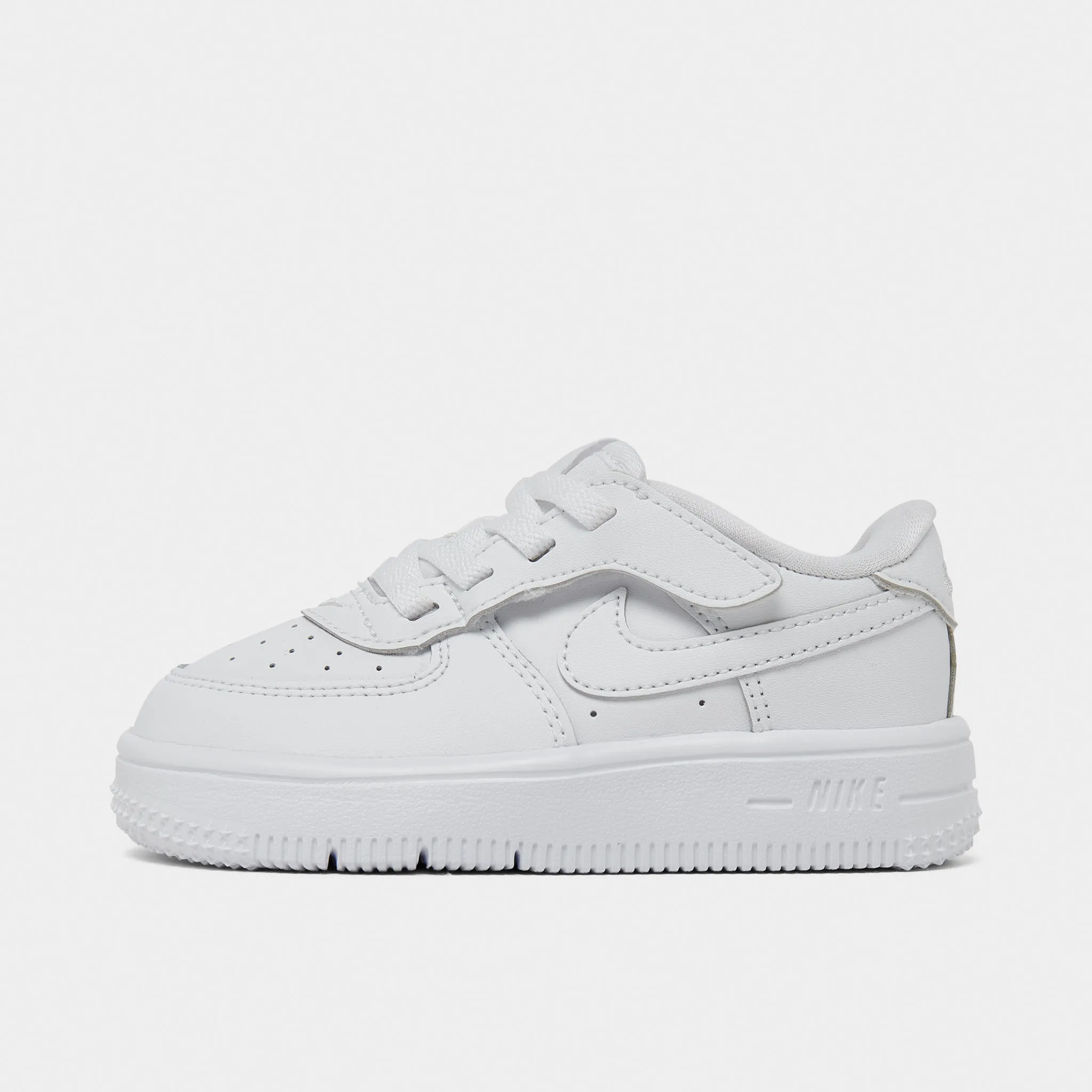 Nike Air Force 1 Easyon TD White / White - White Adjustable Straps Cotton Base