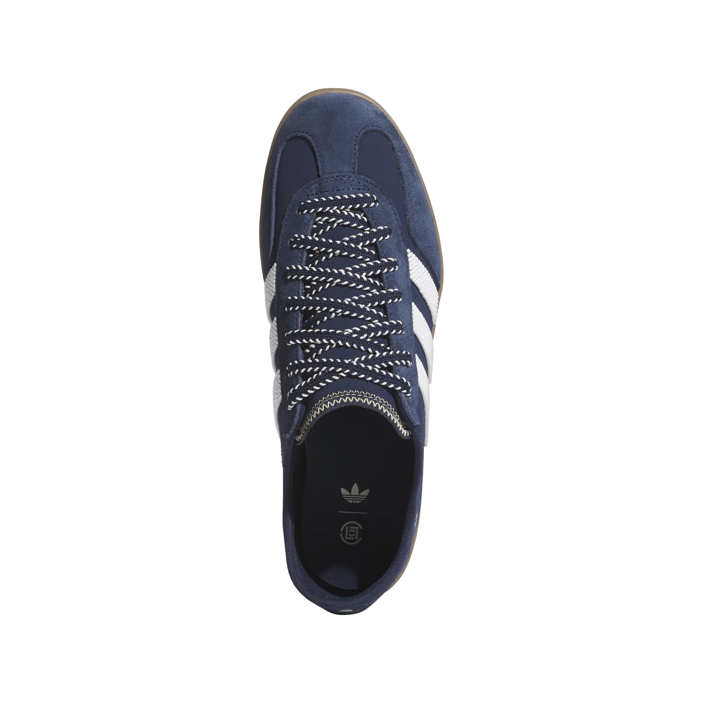 Lace Up Style   CLOT Gazelle 'Collegiate Navy Gum'