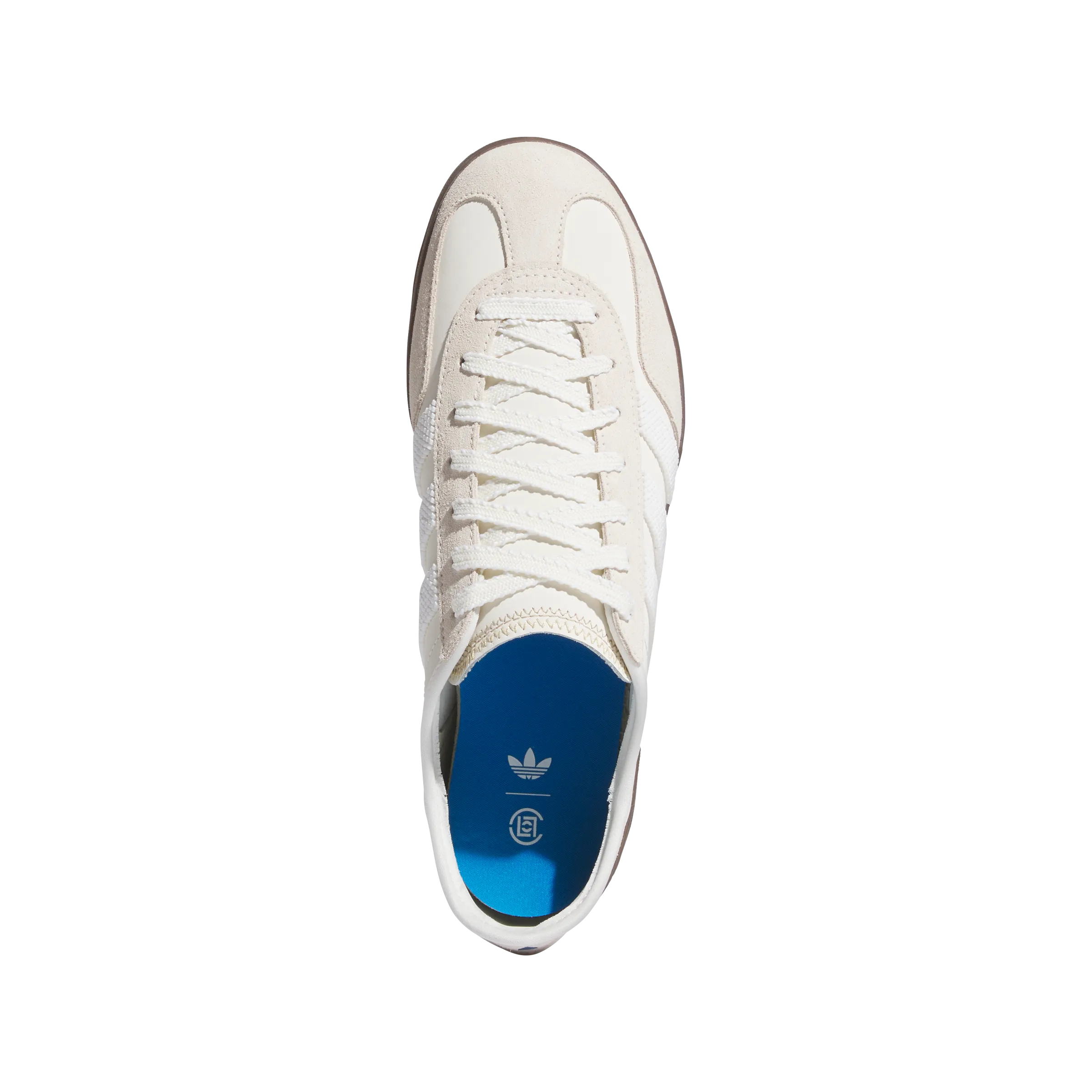 Designer Look sueded fabric   CLOT Gazelle 'Off White Gum'